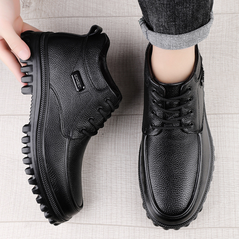 Zapatos de hombre de tamaño king 51 aumento de peso 50 botas de invierno y otoño Martin ensanchadas 49 botas de cuero medias 48 botas de trabajo gruesas