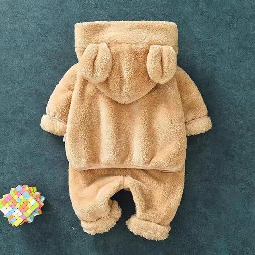 Children's clothing for girls, autumn and winter outfits for cute baby girls, padded outerwear for infants aged 0-1-2-3 years, princess baby sets