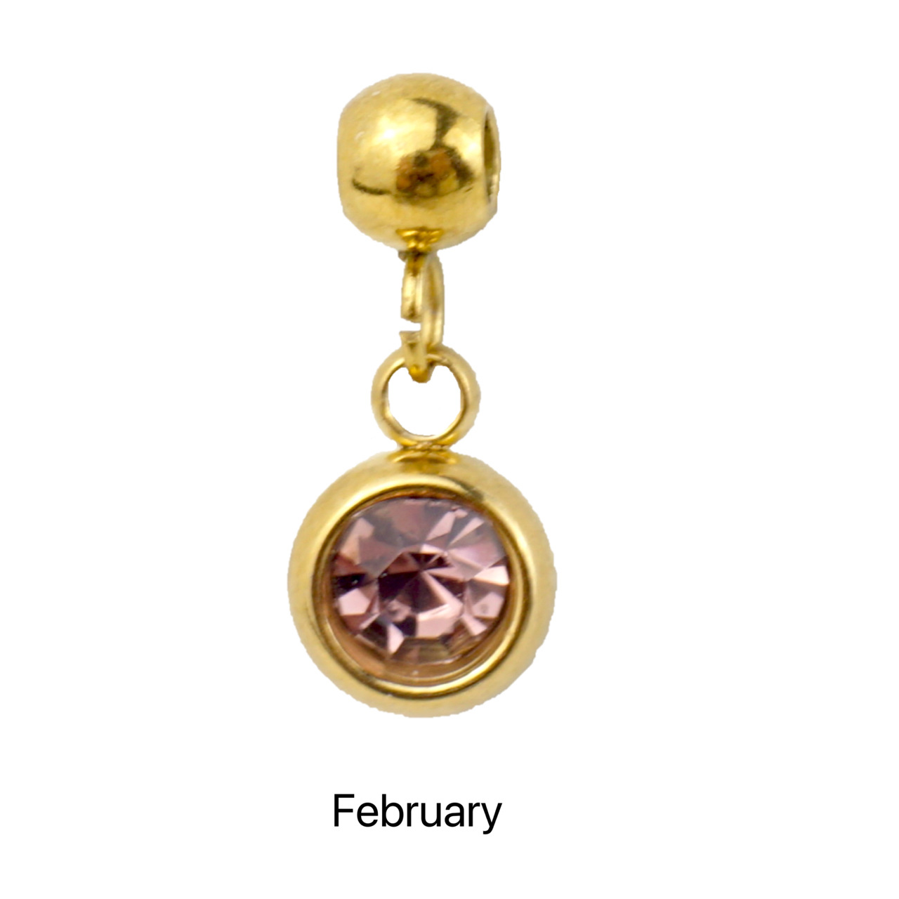 10g Weight Pendant Jewelry Making Type Birthstone Inlay Material DIY Jewelry Accessories Classification 5 PCS/Package Quantity 304 Stainless Steel Material Round Pattern All Seasons Season Simple Style Style 5 PCS/Package 304 Stainless Steel Birthstone Round Pendant 12