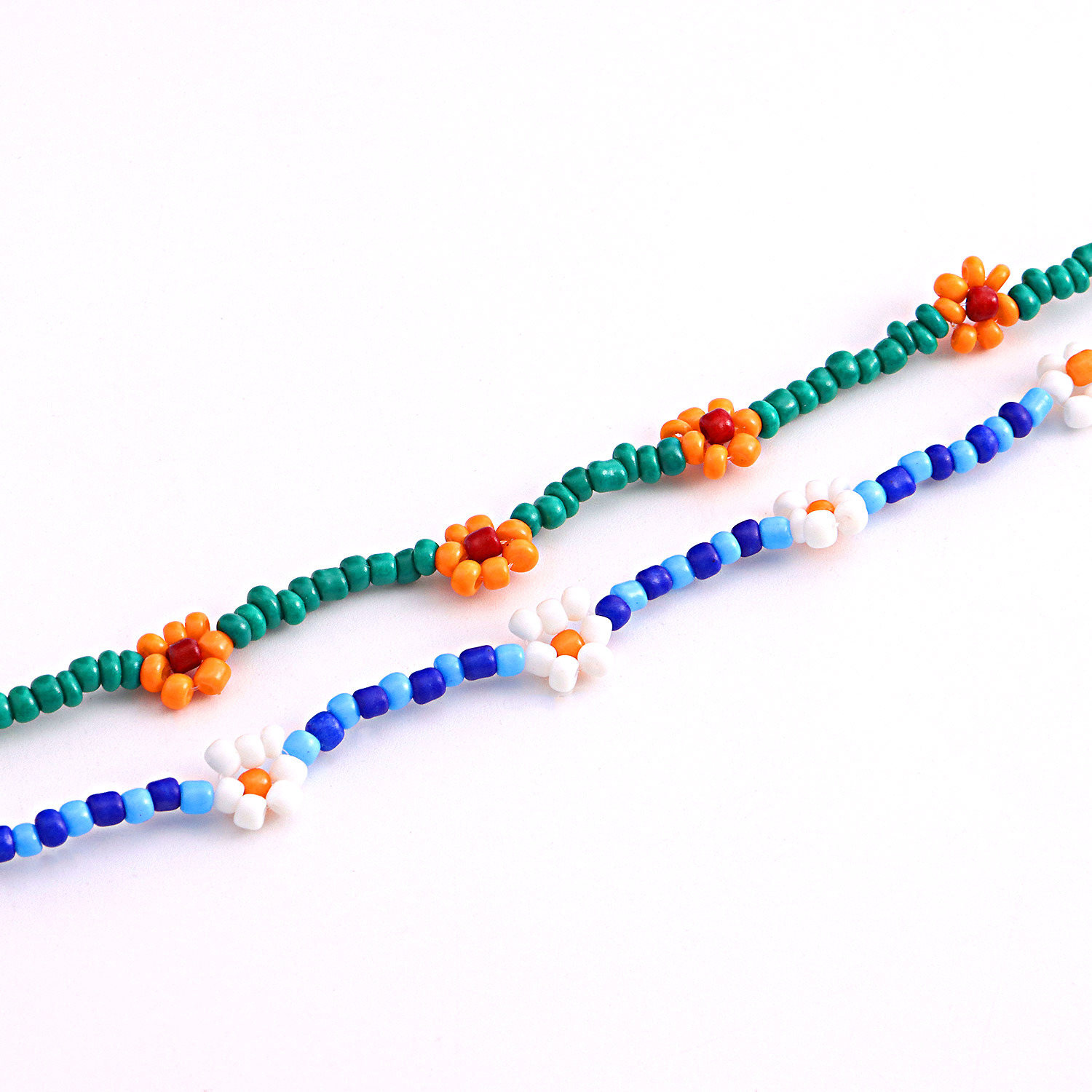 Fashion Flower Beaded Anklet