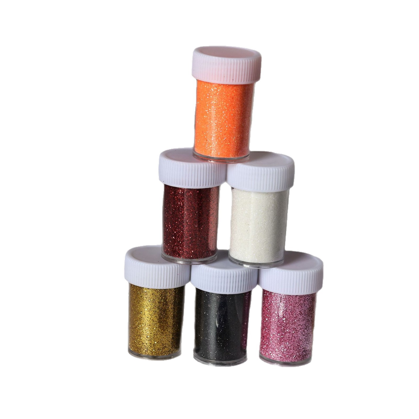 Transfronterizo Amazon explosión 24 color polvo flash para niños DIY pintura de cebolla dorada polvo de manicuras de caída de material de pegamento 25g