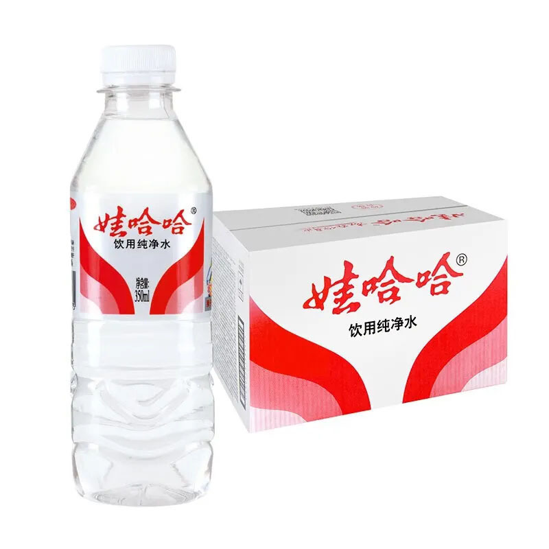 多省包邮娃哈哈纯净水整箱批价350ml*24瓶矿泉水会议室水饮用水|undefined