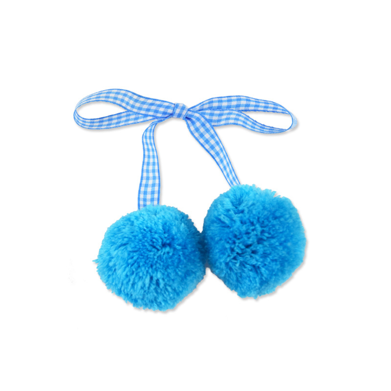 毛球挂件包包辅料 毛球头饰配件 时尚开司米毛线球