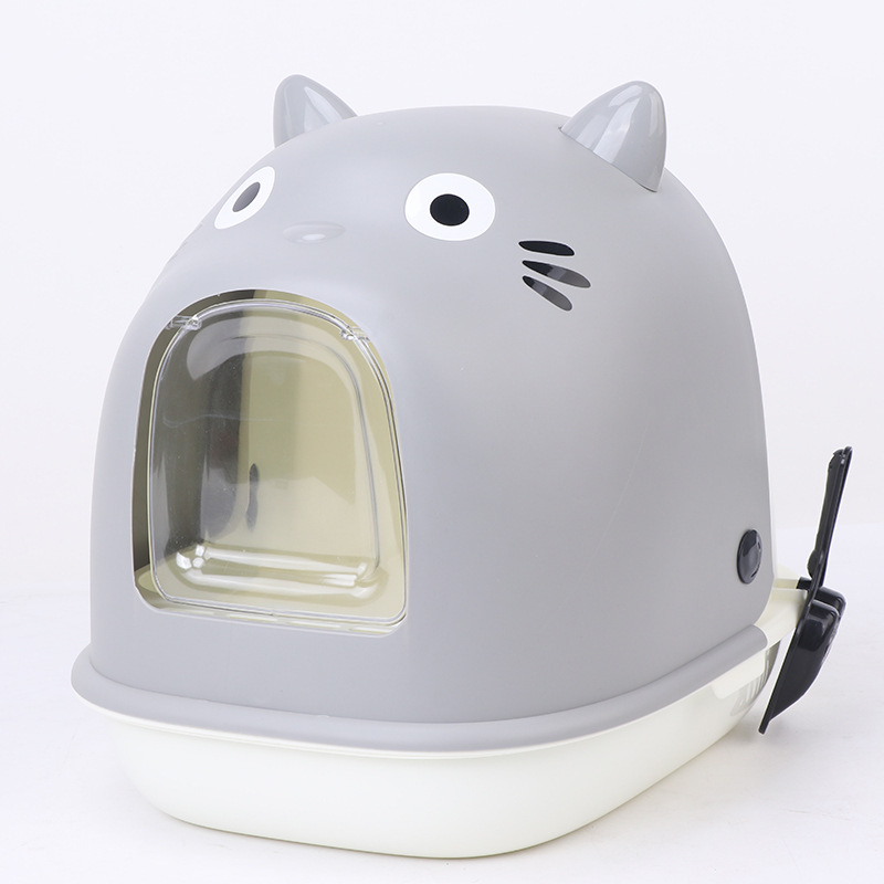 Caja de Arena para Gatos Cerrada de Plástico PP Anti-Olores image 6