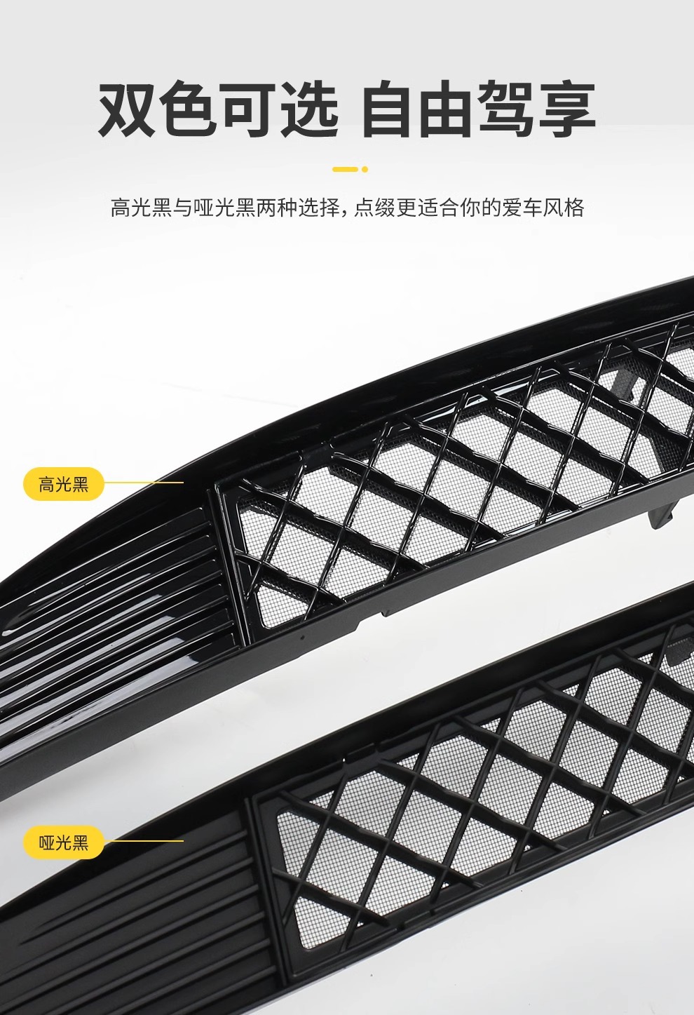 Suitable for Tesla's New Model 3/Yl/Y Special Insect-Proof Net Air Inlet Protective Cover Front Bumper Protective Cover
