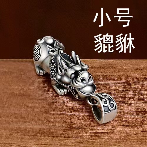 PAPPAS LUCKY LUCKY PENDANT 남성과 여성 목걸이 복고풍 패션 성격 트렌디 한 횡포 펜던트 솔리드