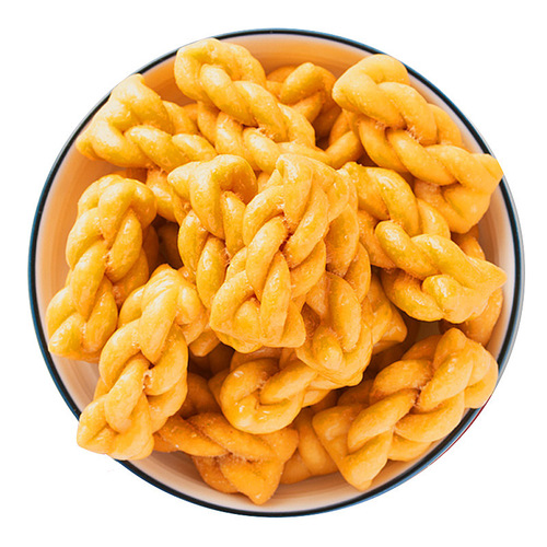 【Year-end Goods Wholesale】Small Sesame Twists Snacks Affordable and Delicious Leisure Foods Full Box 200 Pouches