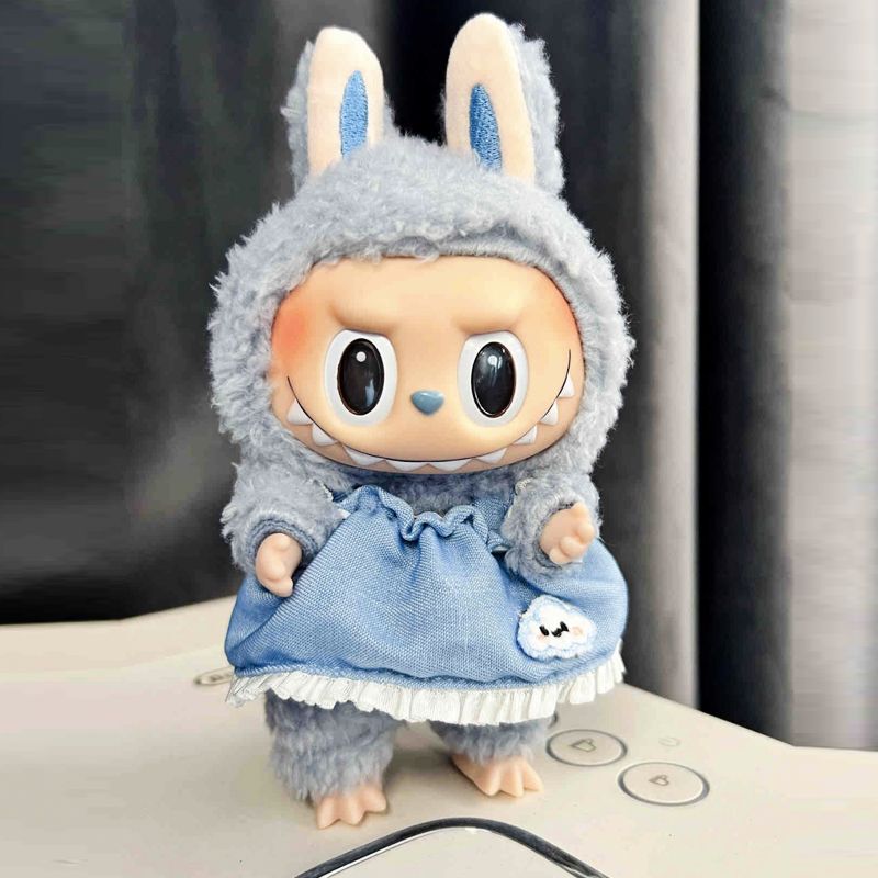 スポットバブルビニール人形ラブブ服着せ替えラブブペンダントかわいい超かわいい人形|undefined