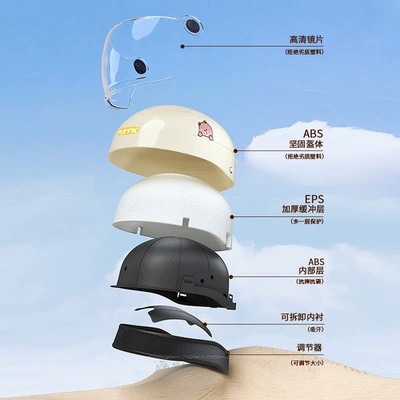 seasons, half helmet for riding, Motosiklet kaskı (dəbilqə)