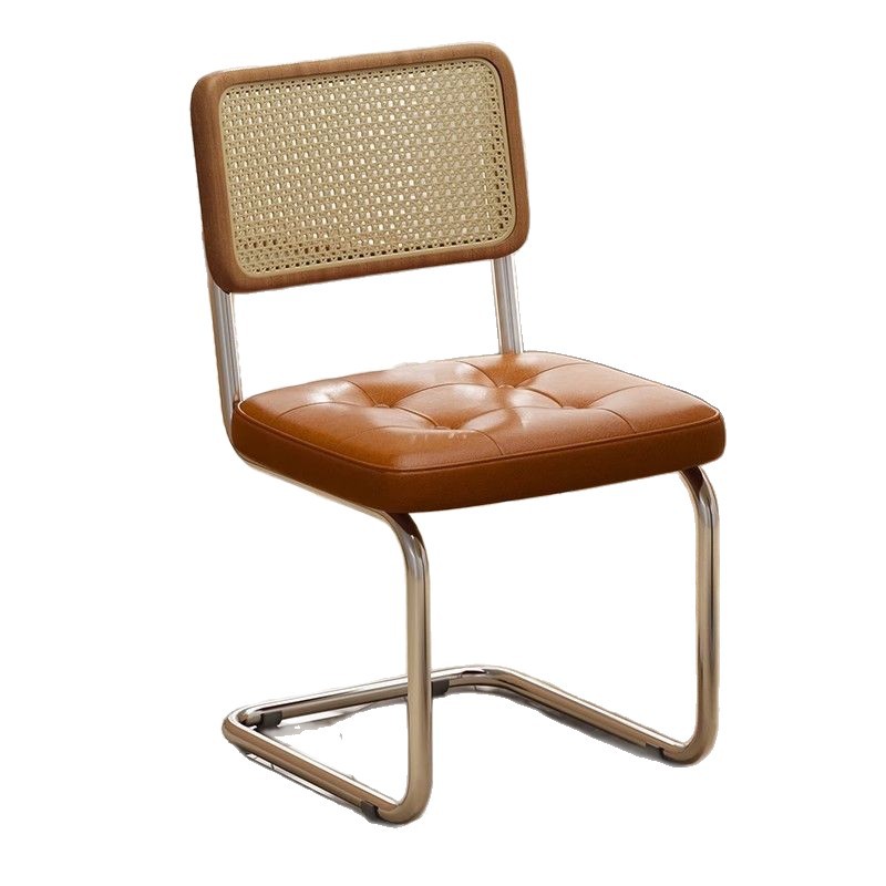 Sillas de caña de tela flexible sillas de comedor de diseño de hogar nórdico simples sillas de comedor de café en línea sillas medievales casuales de hotel image 6