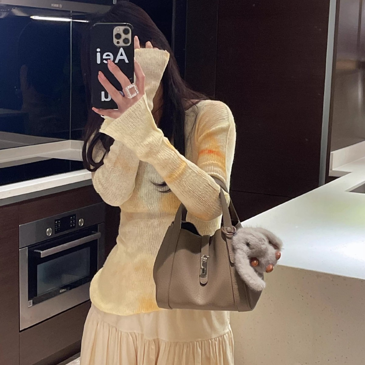 Cross-Border Genuine Leather Women's Bag 2026 New Arrival Luxury Commuter Versatile Niche Handbag Shoulder Crossbody Bag - Thumbnail 2