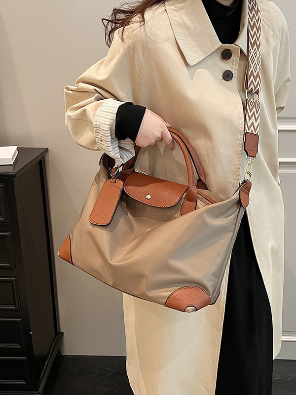 Bolsa de viaje de gran capacidad, mujer nueva Oxford color de lujo ligero viaje diario mochila de hombro