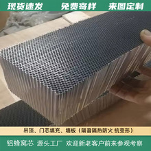 3系铝蜂窝芯材 板材填充0.04×8可定复合铝蜂窝芯承重隔