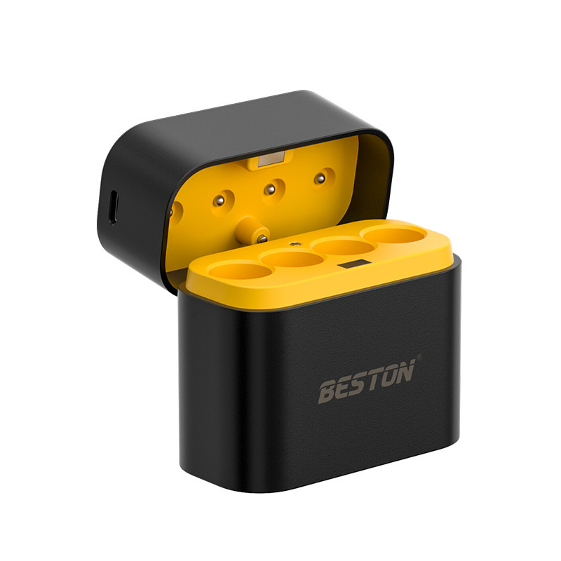 Beston 4スロット Type-Cポートは、No.5およびNo.7のおもちゃの充電式リチウム電池充電器の混合充電をサポートします。|undefined