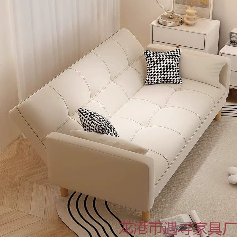 Sofa Living Room Small Apartment Multifunctional Lazy Sofa Bed Living Room Rental Room Folding Bed Apartment Simple Sofa Bed