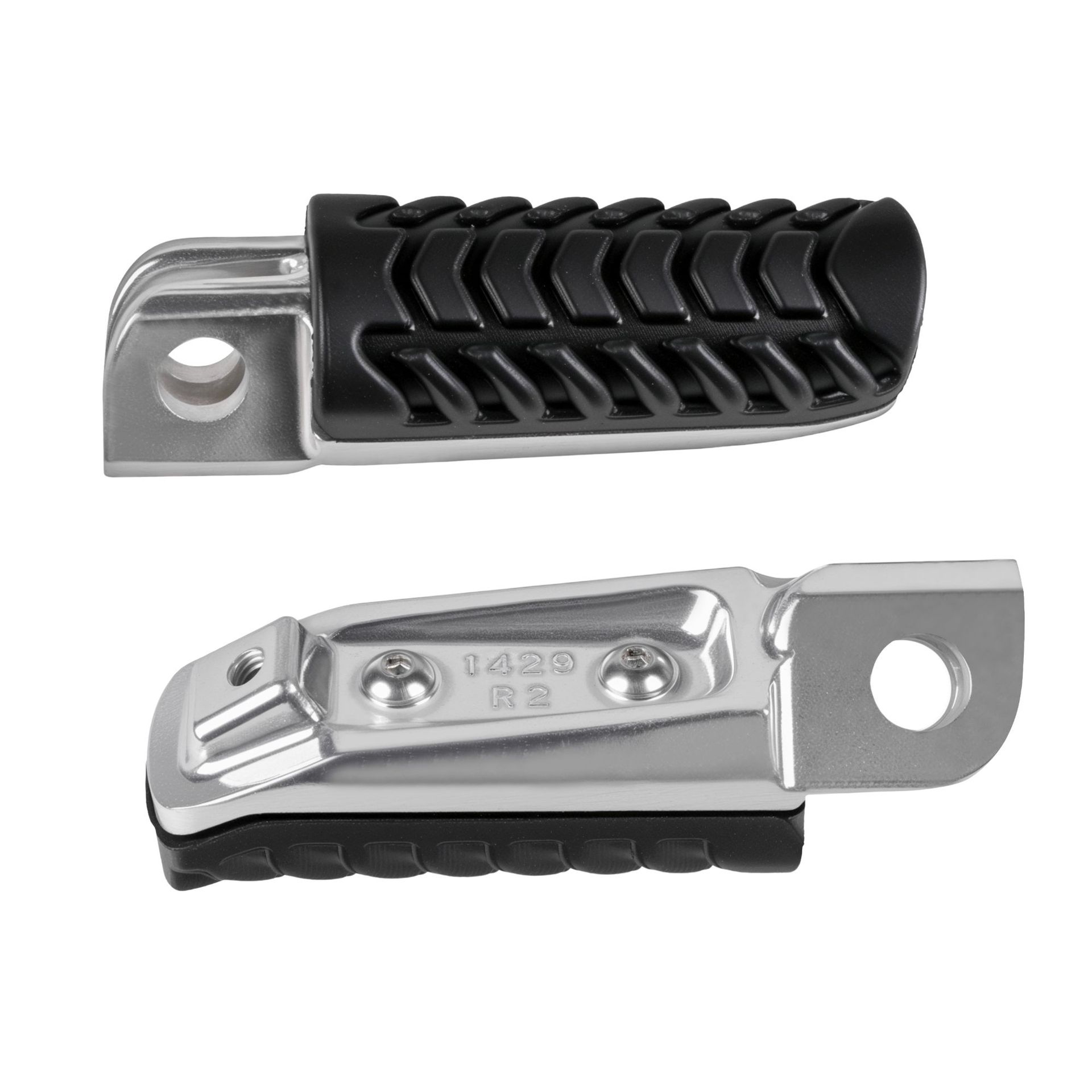 Kawasaki Modified Front Foot Pegs Footrest for Kawasaki H2 Z650 Z900 (Electric vehicle pedal) - kz9-front-foot-pegs-1-pair-black