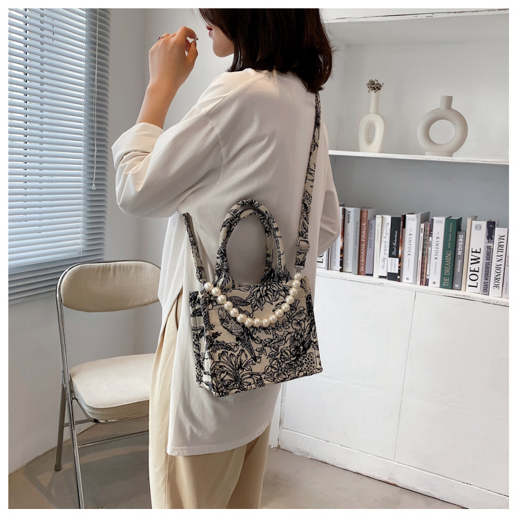 275g Weight Canvas Lining Material Open Closure Type Single Shoulder Strap Strap Type Messenger Bag Bags Type Shopping Occasion Canvas Material Solid Color Pattern All Seasons Season Women's Gender Vintage Style Style Square Shape Black Color Medium Size Large-capacit Canvas Bag College Students Tote Bag 10