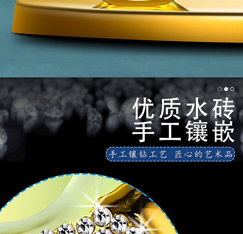 Car ornaments car perfume high-end creative car accessories diamond alloy ornaments car aromatherapy car decoration