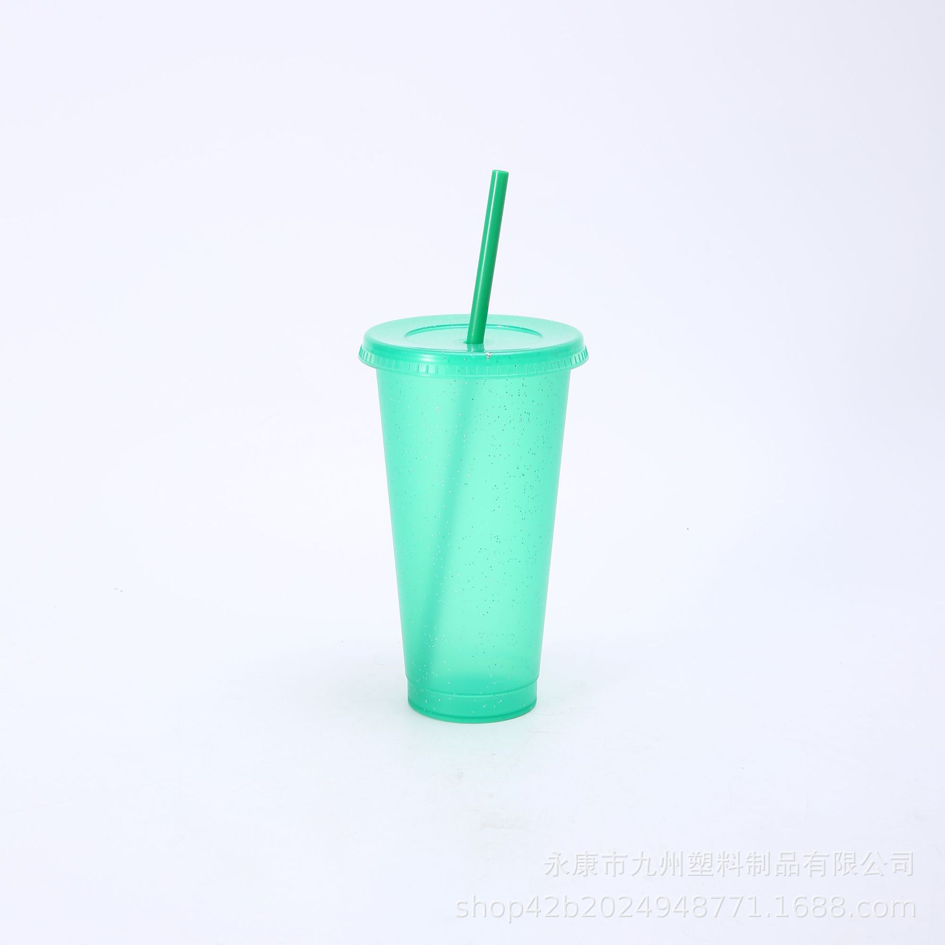 Taza de lentejuelas de brillo de papá estrella caliente transfronteriza de gran capacidad pp taza de pajita de plástico taza de agua de moda al por mayor