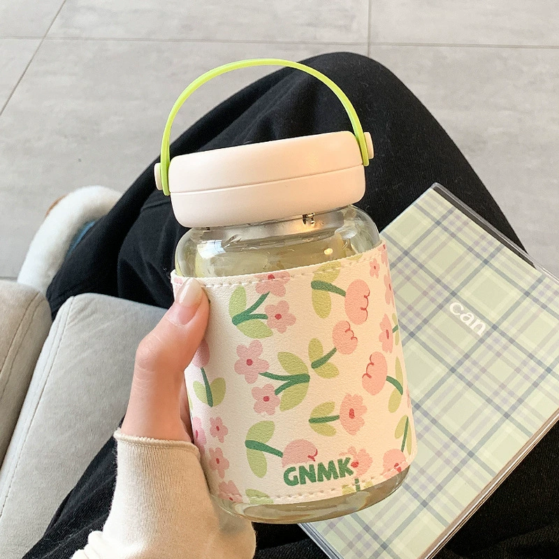 Милая кружка для воды для девочек с красивым дизайном для заваривания чая с фильтром, портативная, новинка 2025 года, студенческая кружка для питья
