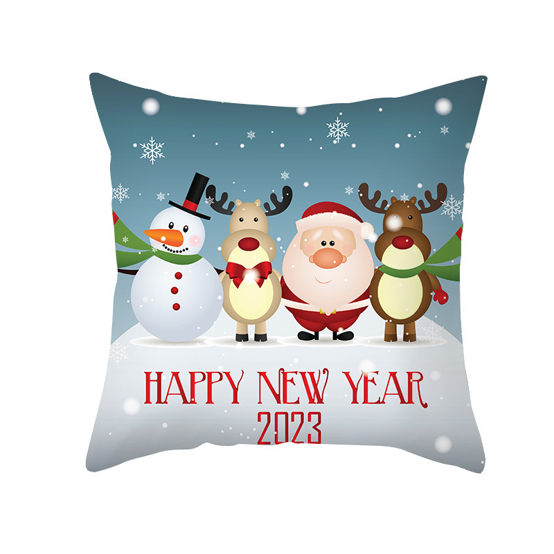 2025新型アニメクリスマス抱き枕カバー在宅オフィスソファークッション枕カバークロスボーダー家庭用品|undefined