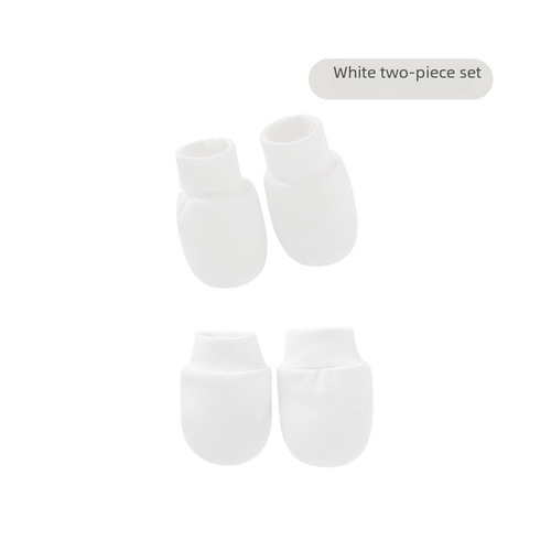 Foreign trade Western Europe and the United States baby anti-grab gloves and socks newborn gloves and socks set 821060