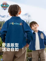 Children's denim demi-season jacket, shirt for boys, autumn