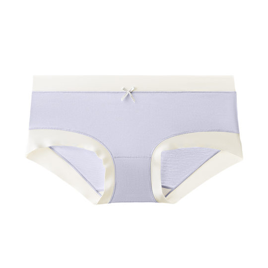 7A antibacterial crotch skin-friendly comfort ladies underwear mulberry silk crotch seamless underwear simple waist underwear women wholesale
