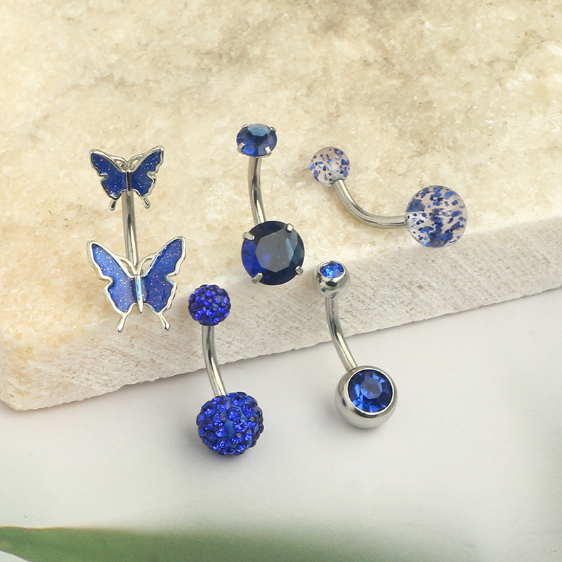 Pointed titanium steel lip stud product view