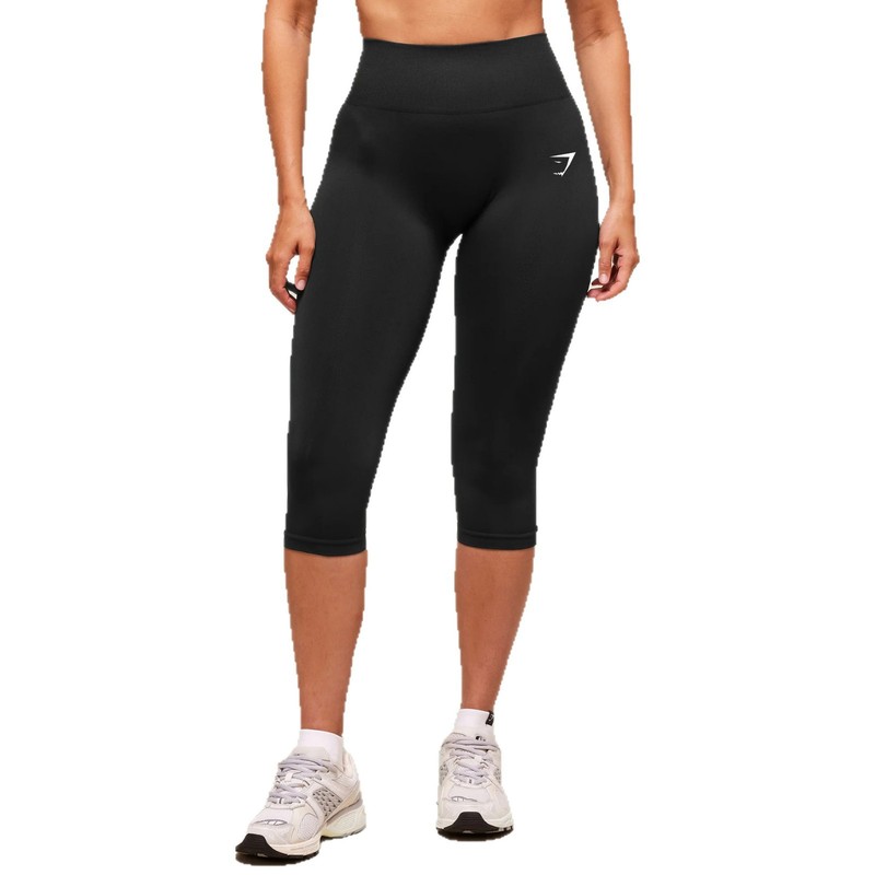 亚马逊Gymshark瑜伽裤七分裤鲨鱼瑜伽裤高弹秋冬百搭运动长裤女|undefined