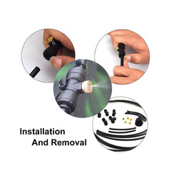 Cross-border e-commerce low pressure atomizing nozzle garden cooling atomizing nozzle humidifying mist head tap water sprayer