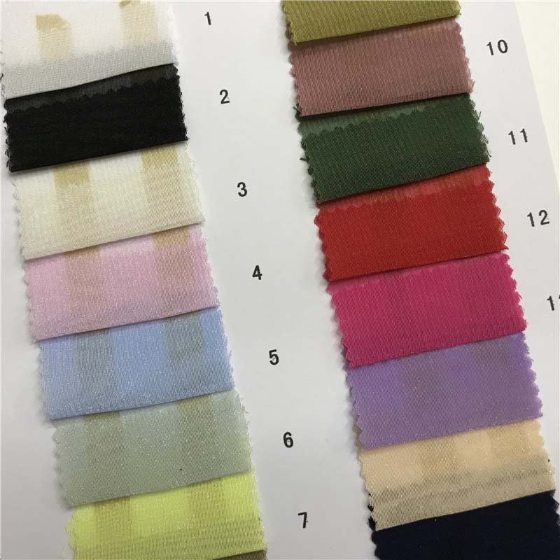 旺俪纱 16个颜色现货供应 原厂家直销 女装时尚时装面料 M391023