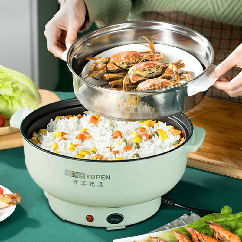 Cookers Food warmer student dormitory Mini Electric skillet Small electric pot household Hot Pot Cookware Cooking pot