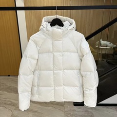 加拿大短款大鹅胶囊羽绒服女士粉彩白标面包服时尚连帽派克外套