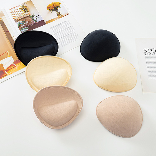 6cm external expansion thickened breast pad small breast enlargement sports bra split seamless bra cup sponge insert