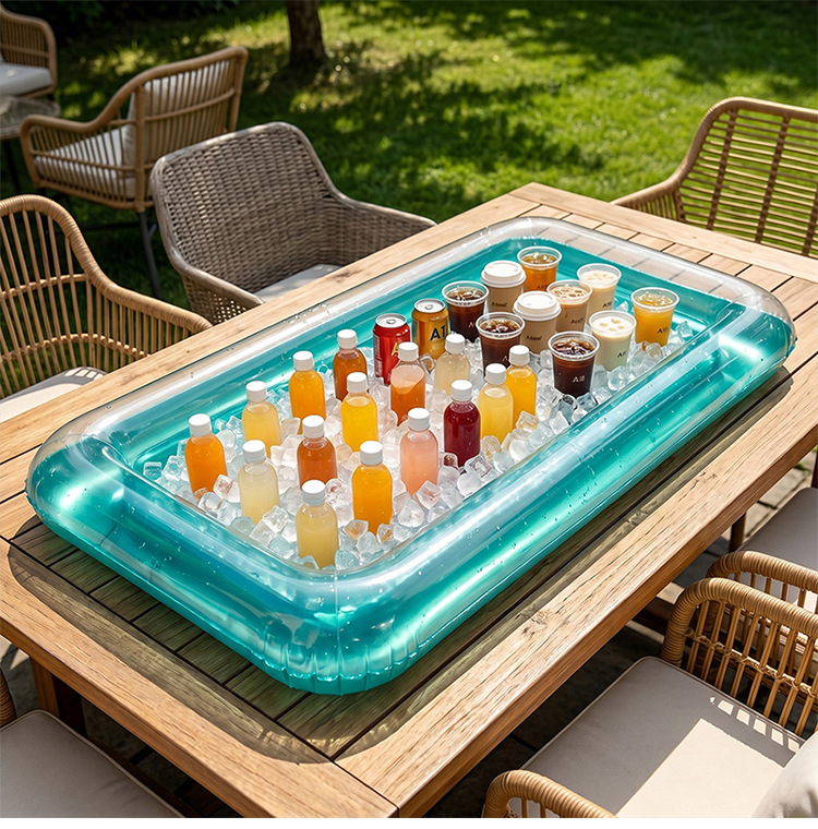Transparenter Aufblasbarer Pool Kühler Als Schwimmendes Tablett_voghion.com