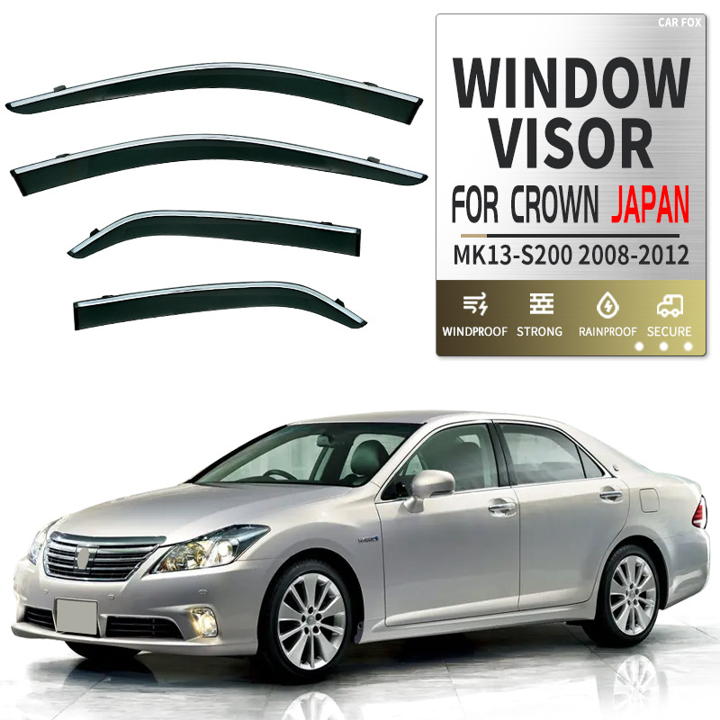Suitable for Toyota CROWN rain shield rearview mirror rain eyebrow side Window deflector CROWN Window visor
