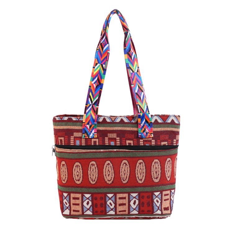 Nuevas bolsas transfronterizas, bolsas de mano de mujer, bolsas de tela de gran capacidad, bolsas de hombro de otoño 2024 nuevas bolsas de estilo nacional