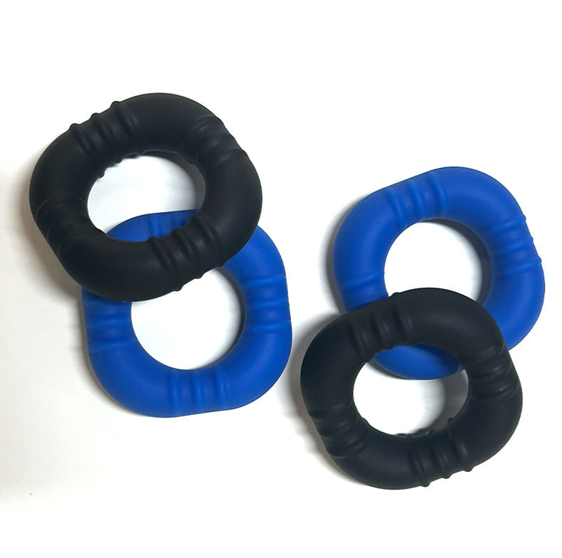 Liquid Silicone Lock Ring Penis Ring, Manual Control, Stretchy Adult Toy — detail image 2