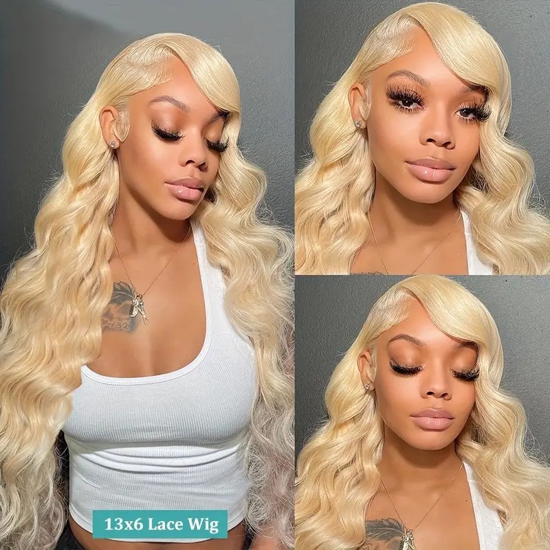 Peluca de encaje frontal para mujer, color dorado claro, gran onda, cabello largo y rizado, esponjoso y natural, cabello al por mayor