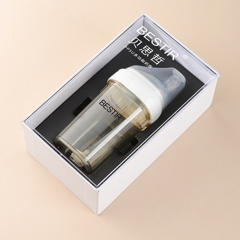 High Color Value ppsu Multicolor Bottle 240ml Multifunctional Baby Bottle Newborn Baby Baby Drinking Cup