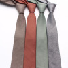 Classic suit, tie, colored accessory, 6cm