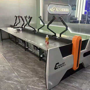 Internet Cafe, E-Sports Hotel, Air-Cooled Desktop All-In-One Lockable Anti-Theft Chassis, Cooling Lower Air Duct Computer Desk