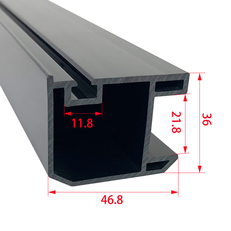 厂家直销冷挤出异性塑料型材pvc条型材塑料型材异pvc异型挤出型材