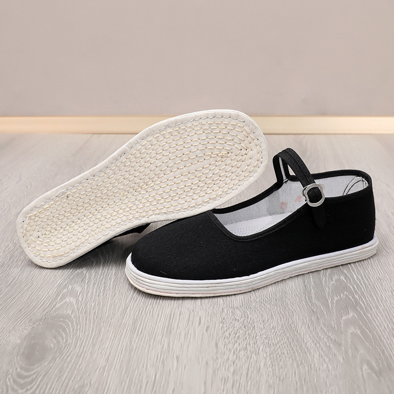Old Beijing cloth shoes women's handmade lasagna cloth soles shoes with mother shoes breathable non-slip casual health shoes