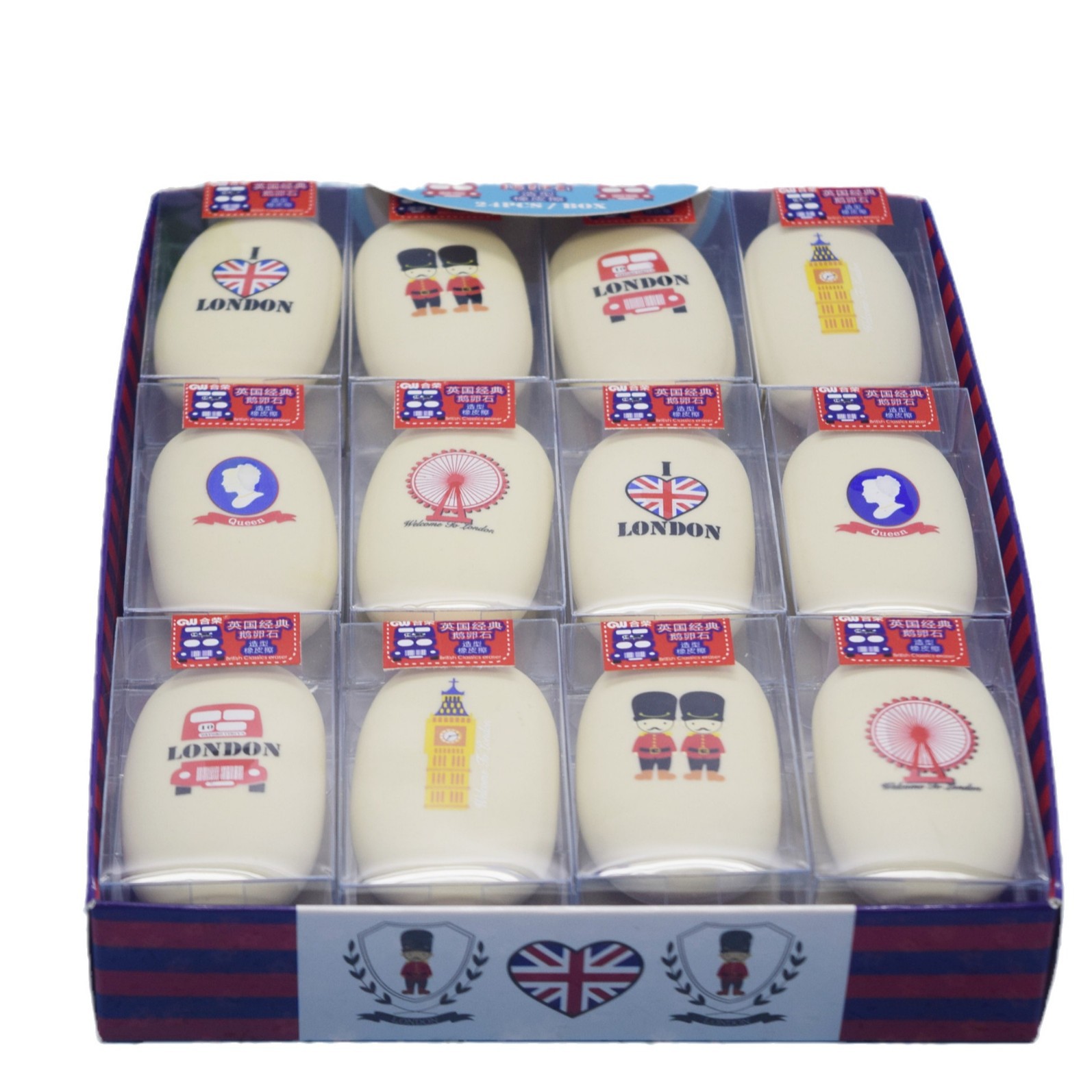 Inglés clásico guijarro forma borracha venta caliente suministro de aprendizaje fabricante precio al por mayor