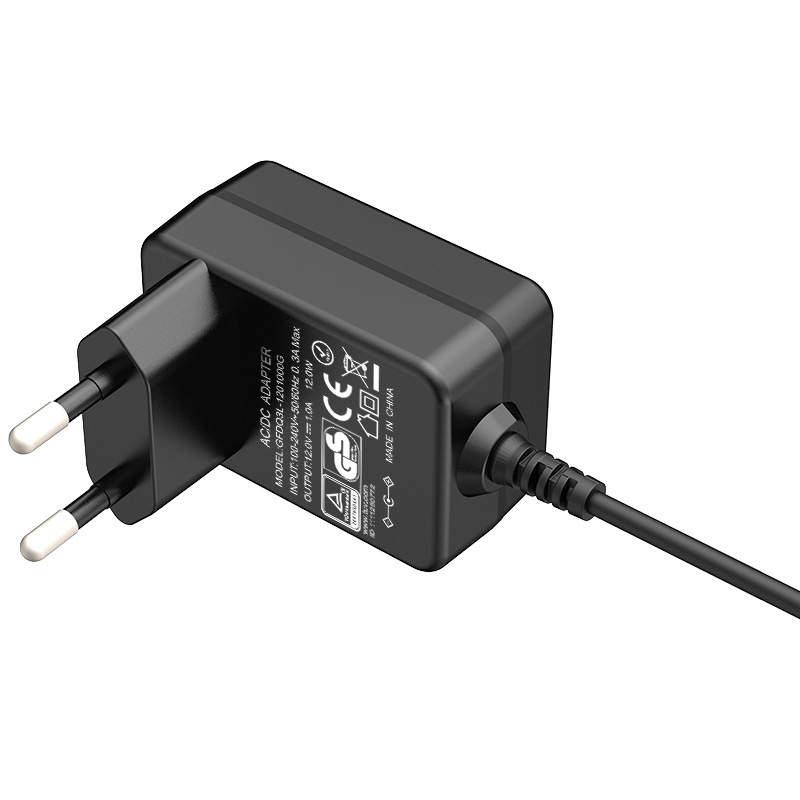 12V1A/24V0.5A European Standard Ce/Gs Certified Switching Power Adapter 12W for European Eu Dc 12V1A/24V0.5A European Standard Ce/Gs Certified Switching Power Adapter 12W for European Eu Dc