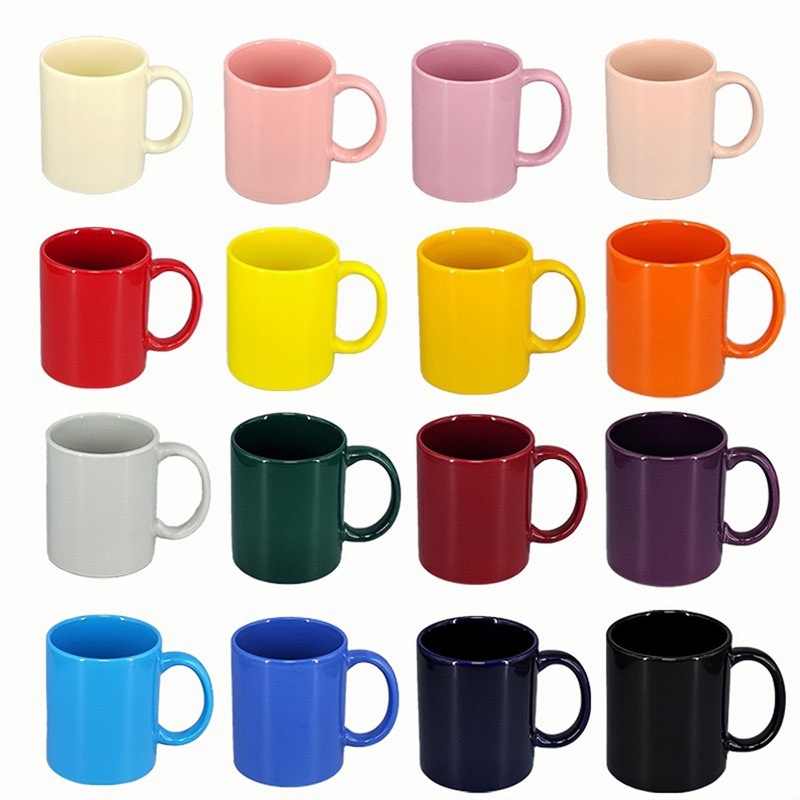Taza de 11oz a todo color con colores personalizables