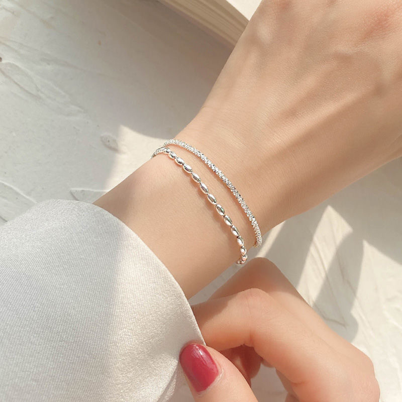 Bright Star River double-layer starry bracelet niche design sense girl bracelet simple cold style girlfriends bracelet