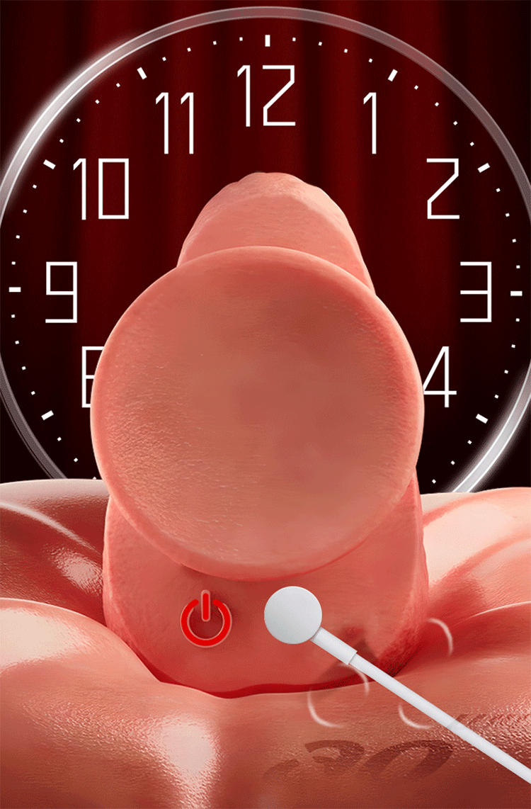 Jiuai Electric Silicone Dildo for Women, High-Speed Sex Machine, Flesh Brown — detail image 49